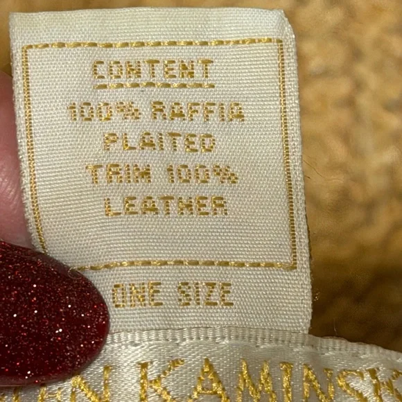 Helen Kaminski Belen rafia and leather cowgirl Hat, one size, like new! - Picture 8 of 12